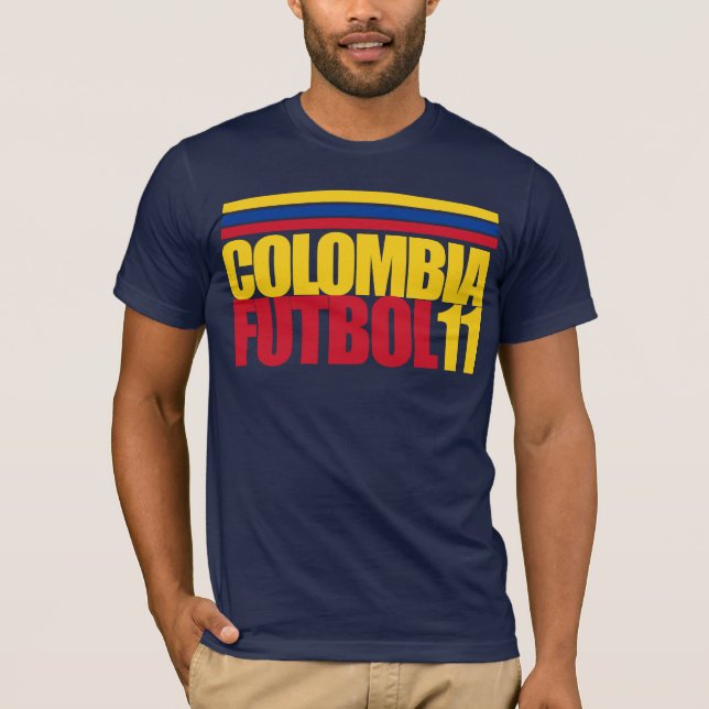 T-shirts T do futebol 11 de Colômbia (Frente)