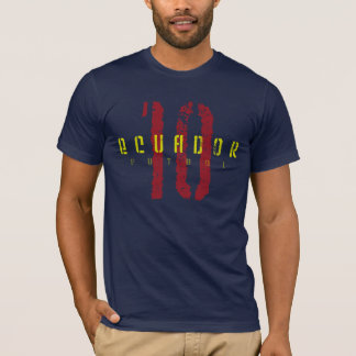 T-shirts T do futebol de Equador