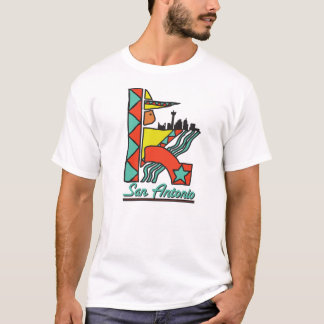 T-shirts T do gráfico de San Antonio