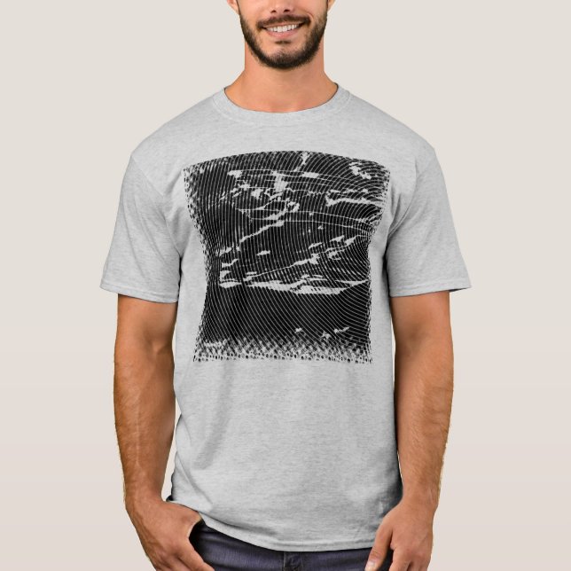 T-shirts T do Hexxus dos homens da fenda (Frente)