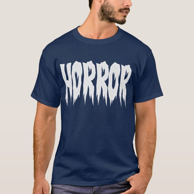 T-shirts T do horror (Frente)