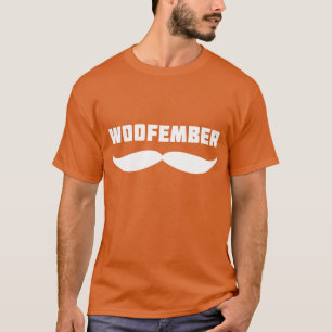 T-shirts T do logotipo de Woofember (alaranjado)