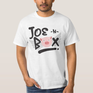 T-shirts T do logotipo do Joe-N-Box