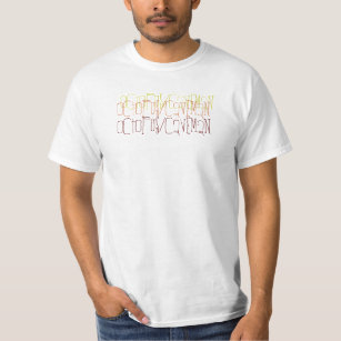 T-shirts T do louco do polvo/homem das cavernas