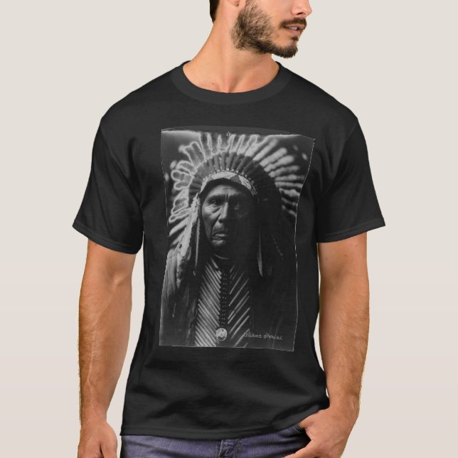 T-shirts T do nativo americano (Frente)