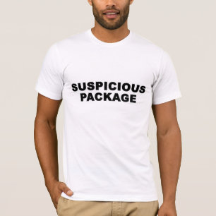 T-shirts T do pacote de Suspcious