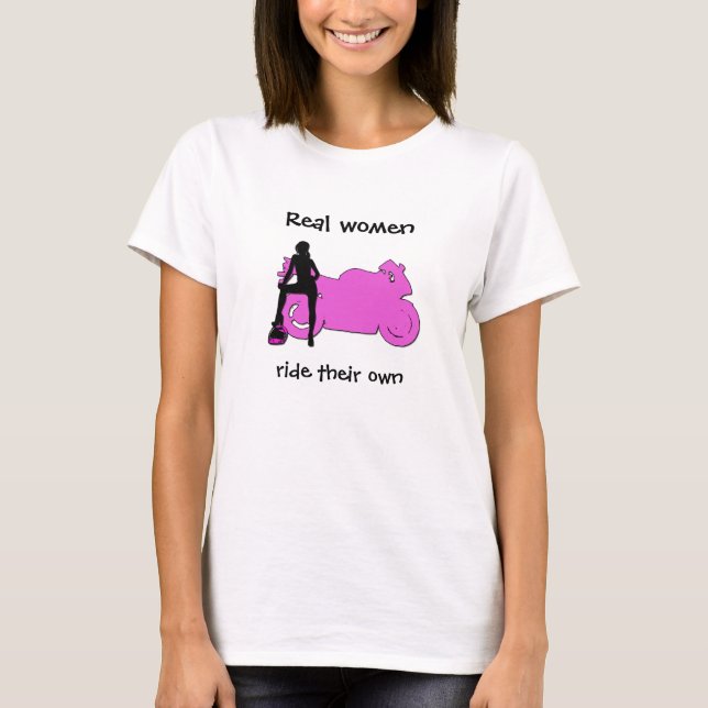 T-shirts T do passeio das mulheres reais (Frente)