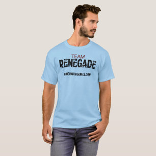 T-shirts T do renegado da equipe