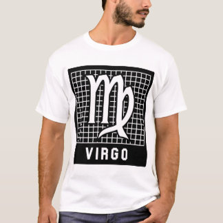 T-shirts T do sinal do zodíaco do Virgo