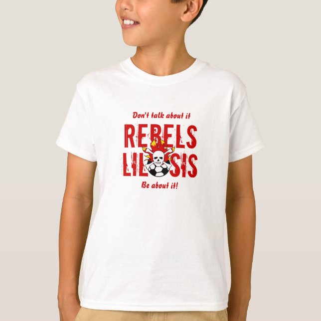 T-shirts T do Sis de Lil dos rebeldes (Frente)