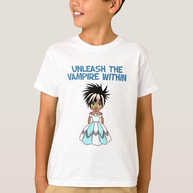 T-shirts T do vampiro (Frente)