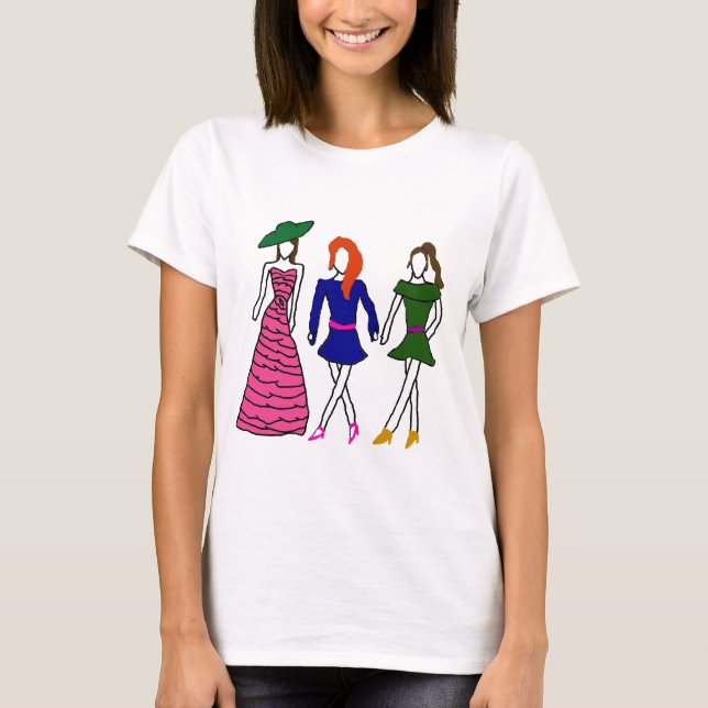 T-shirts T dos Fashionistas (Frente)