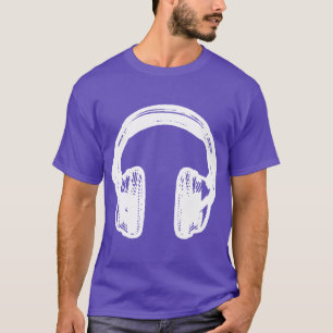 T-shirts T dos fones de ouvido de NOISEtrends