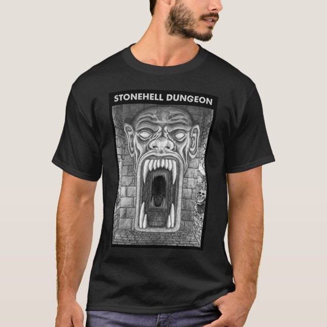 T-shirts T dos lutadores de Stonehell (Frente)