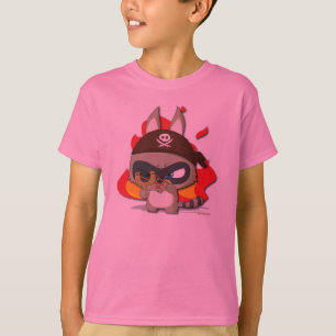 T-shirts T engraçado do estilingue do personagem de desenh