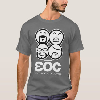 T-shirts T escuro de EOC [caras]
