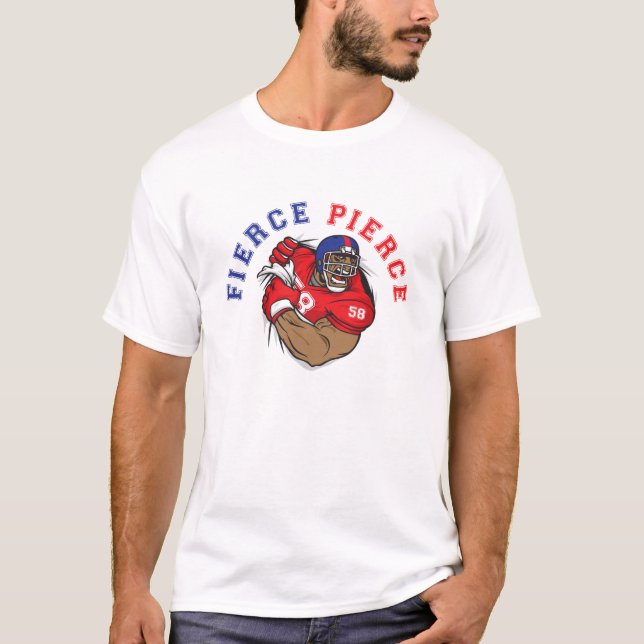 T-shirts T feroz de Pierce (Frente)