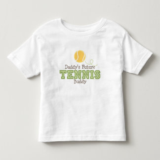 T-shirts T futuro da criança do amigo do tênis do pai