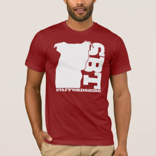 T-shirts T gráfico de SBT - Staffordshire bull terrier