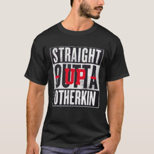T-shirts T gráfico engraçado reto de Outta Otherkin