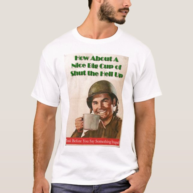 T-shirts T grande do copo (Frente)