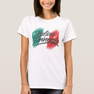 T-shirts T italiano da princesa