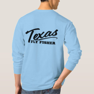 T-shirts T longo ocasional da carcaça da Capa de Fisher da