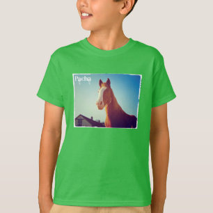 T-shirts T orgânico da edição de luxo dos miúdos de Pac