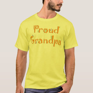 T-shirts T orgulhoso do vovô