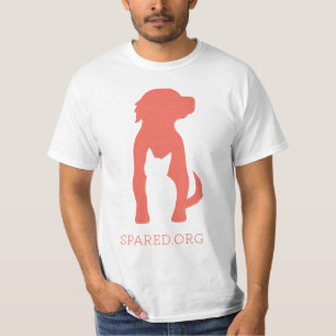 T-shirts T POUPADO do valor do logotipo - rosa