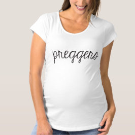 T-shirts T Preggers das mamães