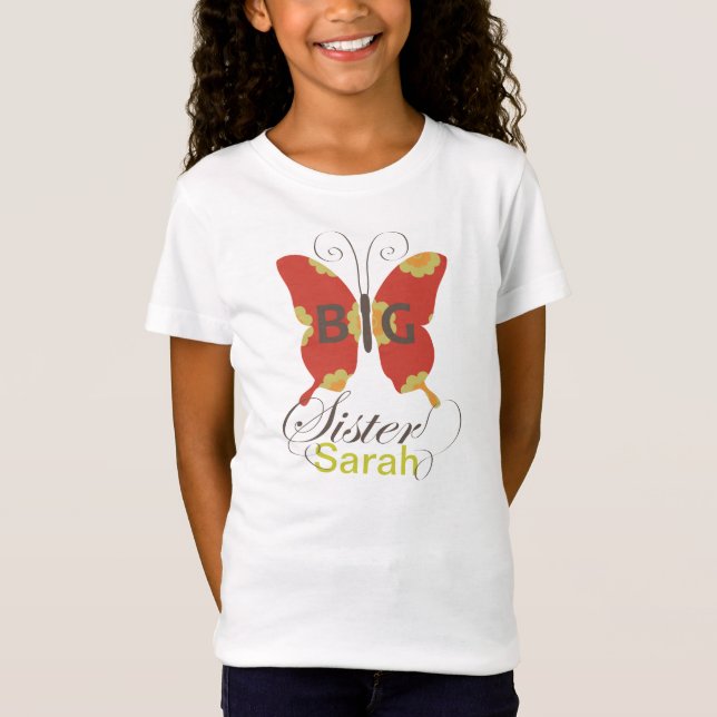 T-shirts T retro C2 das borboletas (Frente)