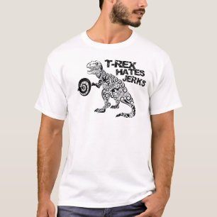T-shirts "T-Rex deia T da malhação dos empurrões"