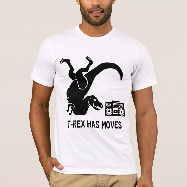 T-shirts T-Rex tem o TShirt dos movimentos (Frente)