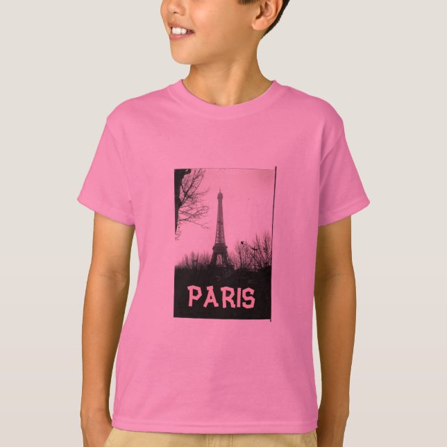T-shirts T-shirt, criança/torre Eiffel (Frente)