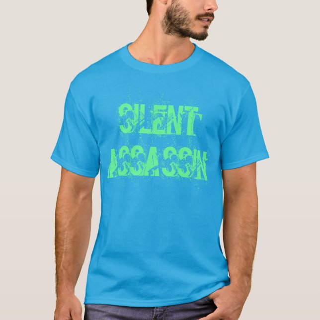 T-shirts "T-shirt do assassino silencioso" (Frente)