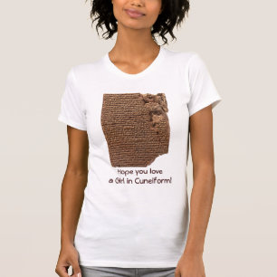 T-shirts "T-shirt engraçados da escrita Cuneiform Sumerian