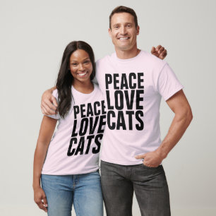 T-shirts T-shirts, Vintage, Tintas gravadas de GATOS PEACE