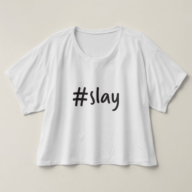 T-shirts T #slay (Frente do Design)