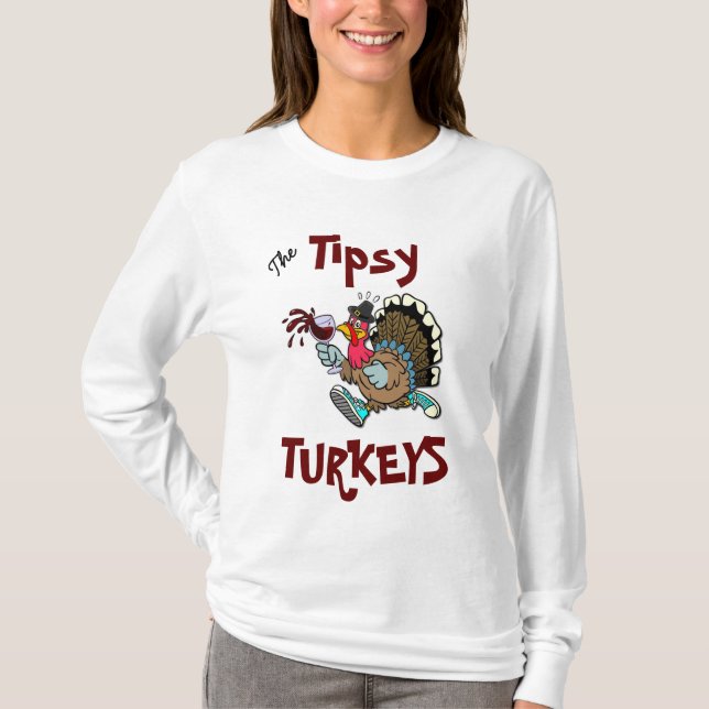 T-shirts T Tipsy de Turquia (Frente)