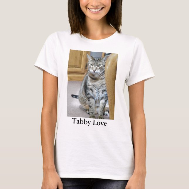 T-shirts Tabby Cat (Frente)