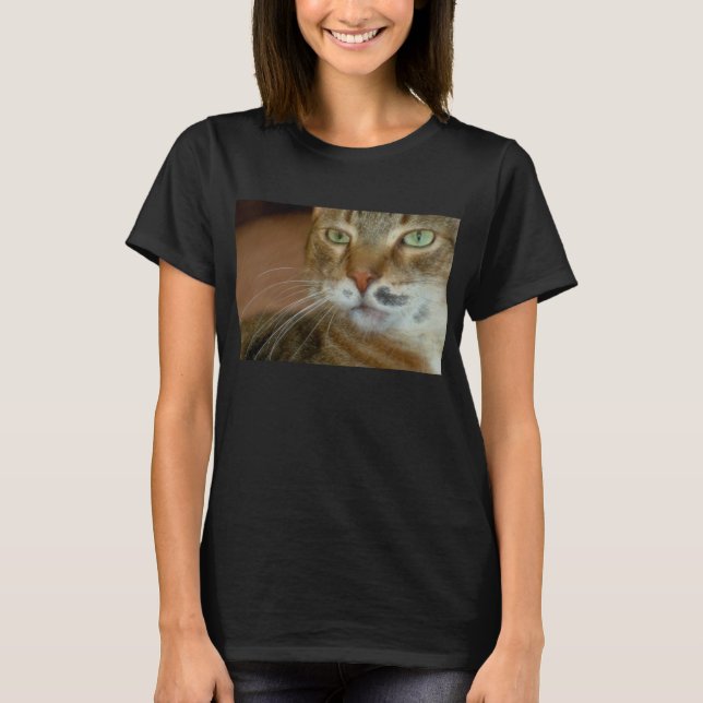 T-shirts Tabby Cat Love (Frente)