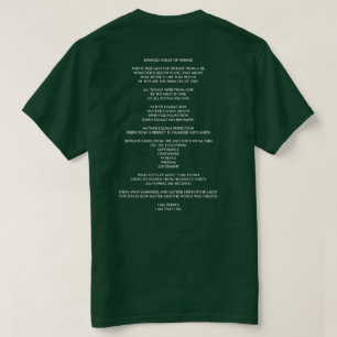 T-SHIRTS TABULETA ESMERALDA DE HERMES [TRADUÇÃO DE FREEMA