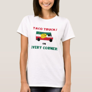 T-shirts Taco Caminhões Em Cada Canto