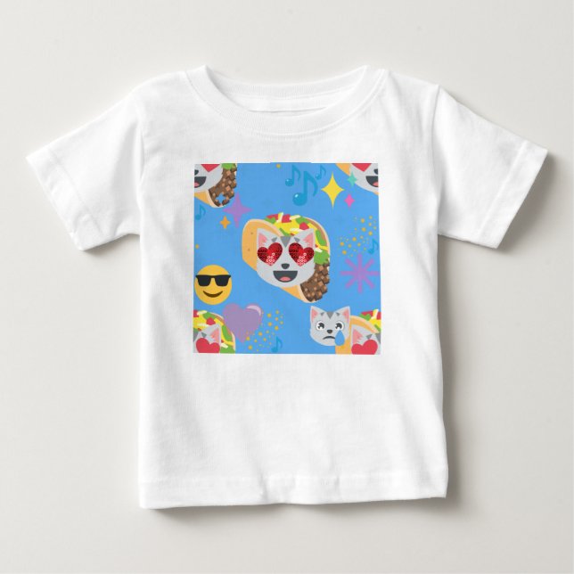 T-shirts taco cat emoji (Frente)