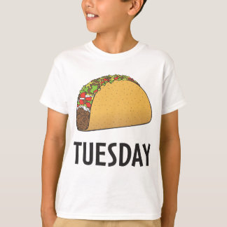 T-shirts Taco terça-feira