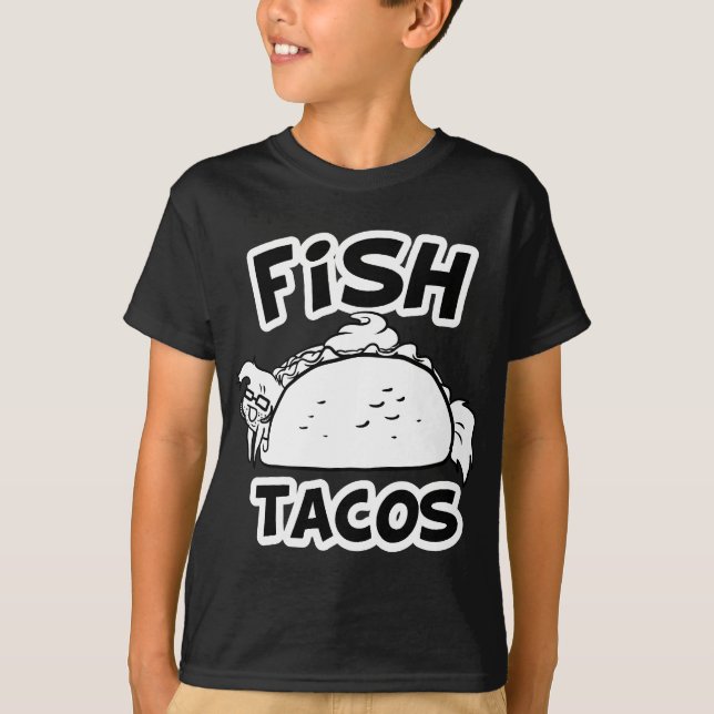 T-shirts Tacos de peixes (Frente)
