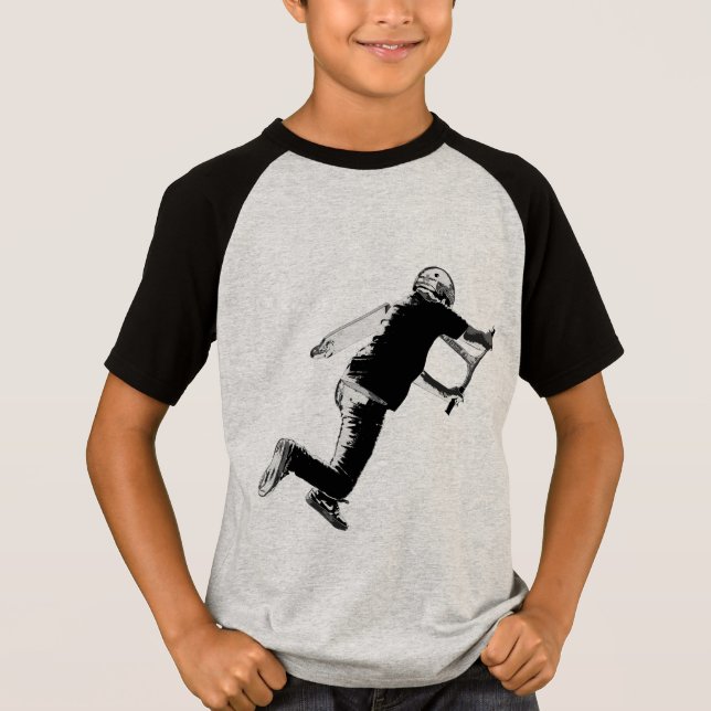 T-shirts Tail-whip - Truque do Patinete Stunt (Frente)