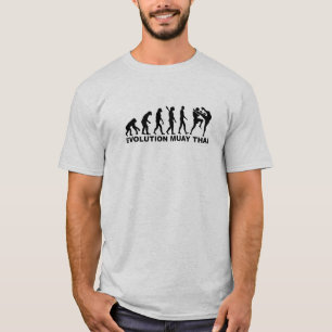 T-shirts Tailandês de Muay da evolução