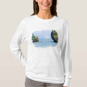 T-shirts Tailândia, Mar de Andamão. Navio Star Fyer clipper